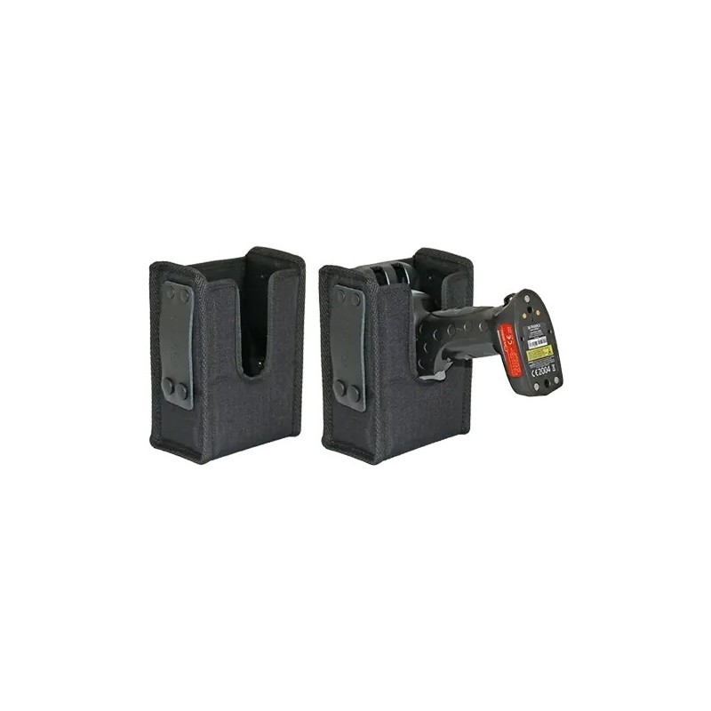 LEATHER HOLSTER FOR BARCODE SCANNER (BLACK)